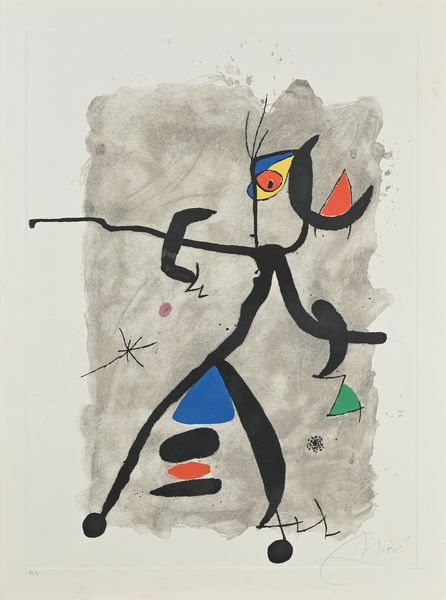 Joan Mirò : Senza Titolo  - Asta Grafica Internazionale e Multipli d'Autore - Associazione Nazionale - Case d'Asta italiane