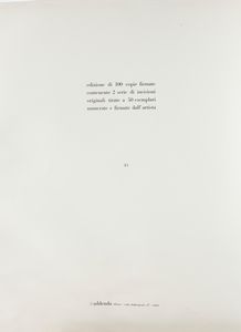 Cy Twombly : dalla cartella 11 Grey Paintings 1967-1970  - Asta Grafica Internazionale e Multipli d'Autore - Associazione Nazionale - Case d'Asta italiane