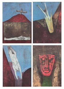 Rufino  Tamayo : Los signos existen  - Asta Grafica Internazionale e Multipli d'Autore - Associazione Nazionale - Case d'Asta italiane