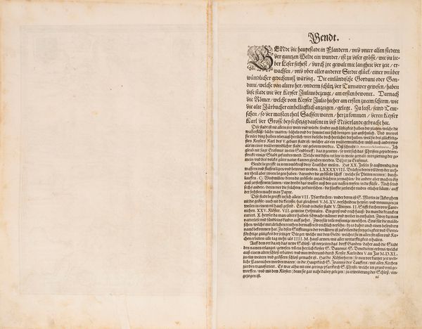 Braun, Georg - Hogenberg, Frans : Gandavum Amplissima Flandriae urbs, á Julio Caesare condita, et á suo nomine Caio, ut Chronici Brabantini loquuntur, dicta.  - Asta Libri, Autografi e Stampe - Associazione Nazionale - Case d'Asta italiane