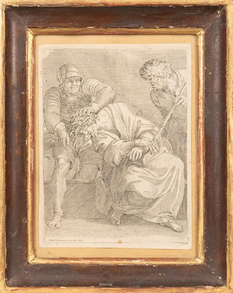 ANNIBALE CARRACCI : Cristo coronato di spine  - Asta Libri, Autografi e Stampe - Associazione Nazionale - Case d'Asta italiane