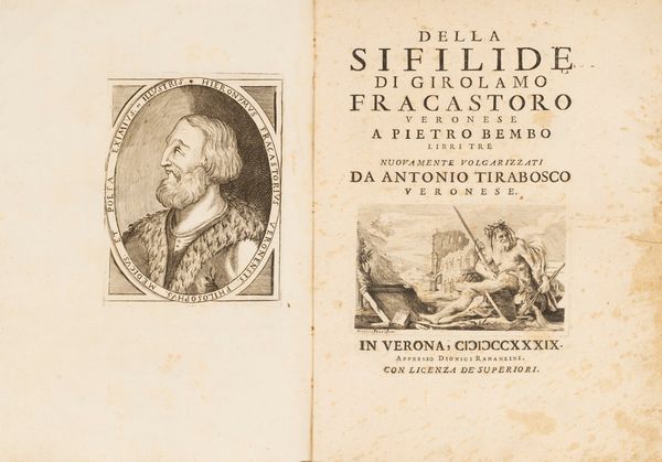 Girolamo Fracastoro : Della Sifilide  - Asta Libri, Autografi e Stampe - Associazione Nazionale - Case d'Asta italiane