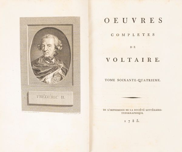 Voltaire, Francois Marie Arouet de : Oeuvres completes de Voltaire  - Asta Libri, Autografi e Stampe - Associazione Nazionale - Case d'Asta italiane