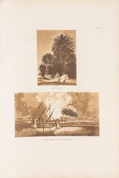 DOMINIQUE VIVANT DENON : Viaggio nel basso ed alto Egitto illustrato dietro alle tracce e ai disegni del Sig. Denon  - Asta Libri, Autografi e Stampe - Associazione Nazionale - Case d'Asta italiane