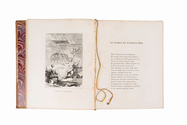 La Fontaine, Jean de : Contes de La Fontaine avec illustrations de Fragonard  - Asta Libri, Autografi e Stampe - Associazione Nazionale - Case d'Asta italiane