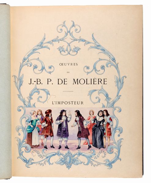 Jean-Baptiste Poquelin Molière : Oeuvres de Molière  - Asta Libri, Autografi e Stampe - Associazione Nazionale - Case d'Asta italiane