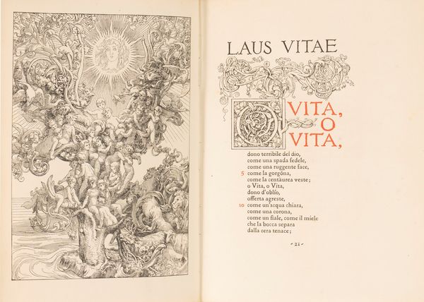 Gabriele D'Annunzio : Laudi del cielo, del mare, della terra e degli eroi  - Asta Libri, Autografi e Stampe - Associazione Nazionale - Case d'Asta italiane