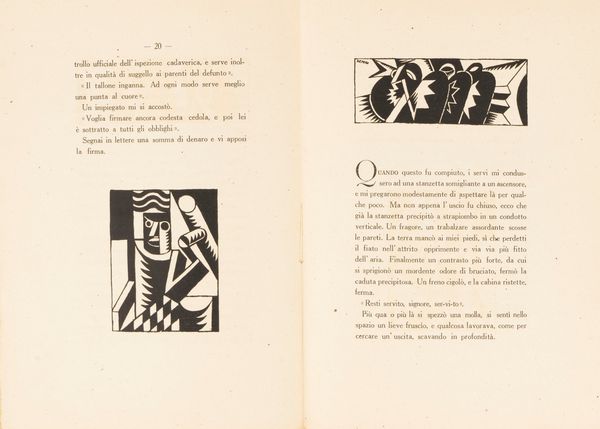 FORTUNATO DEPERO : Un Istituto per suicidi  - Asta Libri, Autografi e Stampe - Associazione Nazionale - Case d'Asta italiane