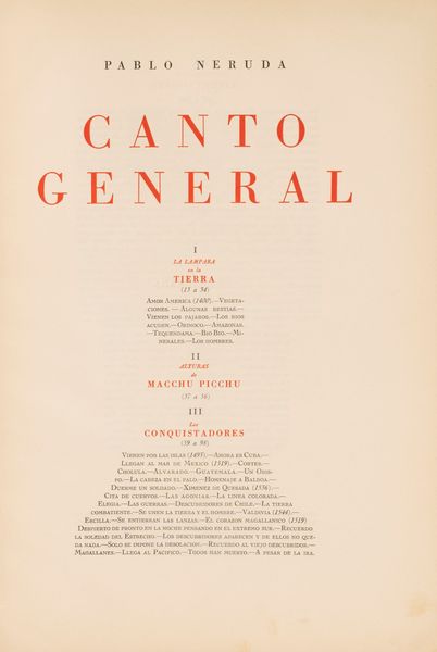 Neruda, Pablo - Rivera, Diego - Siqueiros, A. David : Canto General  - Asta Libri, Autografi e Stampe - Associazione Nazionale - Case d'Asta italiane