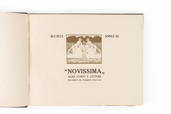 Edoardo De Fonseca : Novissima. Albo d'arti e lettere.  - Asta Libri, Autografi e Stampe - Associazione Nazionale - Case d'Asta italiane