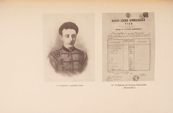 Angelo Sodini : Ariel Armato. Gabriele D'Annunzio.  - Asta Libri, Autografi e Stampe - Associazione Nazionale - Case d'Asta italiane