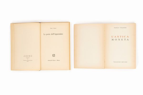 Volponi, Paolo : Le porte dell'Appennino  - Asta Libri, Autografi e Stampe - Associazione Nazionale - Case d'Asta italiane