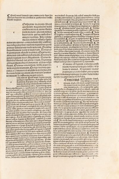 Paulus Venetus : Logica. [Commento di: Menghus Blanchellus. Edito da: Franciscus de Macerata]  - Asta Libri, Autografi e Stampe - Associazione Nazionale - Case d'Asta italiane