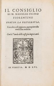 Ficino, Marsilio - Il Consiglio [...] contro la pestilentia