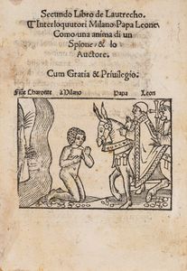 Francesco Mantovano - Secundo [- terzo] libro de Lautrecho. Interloquutori Milano papa Leone como una anima di un spione & lo auctore