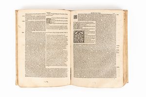 Virgilio, Publio Marone - Opera [Bucolica and Georgica, with argumenta (comm. Servius, Landinus and Mancinellus); Aeneis, with argumenta (comm. Servius, Donatus and Landinus)]. Add: Maphaeus Vegius: Liber XIII Aeneidos. Additional texts