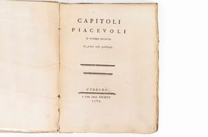 Francesco  Carcano - Capitoli piacevoli d'autore occulto. La prima volta pubblicati.