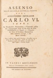 Carlo VI - Assenso della Cesarea e Cattolica Maestà