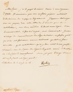 Napoleone Bonaparte - Lettera al Principe Eugenio