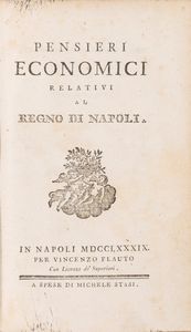 Giuseppe Palmieri - Pensieri economici relativi al Regno di Napoli.