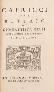 Gelli, Giovan Battista - Capricci del Bottajo