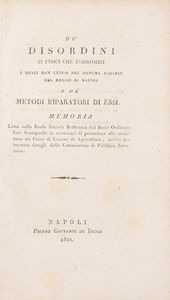 Paolo Nicola Giampaolo - De' disordini si fisici che economici i quali han luogo nel sistema agrario del Regno di Napoli e de' metodi riparatori di essi.