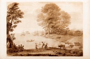 Claude Lorrain, - Liber veritatis or a collection of two hundred prints, after the original design of Claude Lorraine n the Collection of his grace the Duke of Devonshire