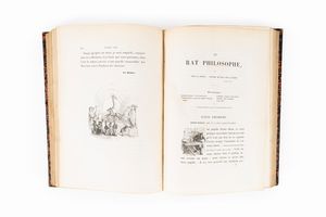 Grandville, Jean - Jacques 
 : Scènes de la vie privée et publique des animax  - Asta Libri, Autografi e Stampe - Associazione Nazionale - Case d'Asta italiane