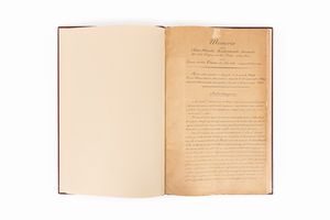 Nicola De Pompeo - Memoria per Sua Maestà Ferdinando Secondo Re di Napoli sul Piano della Cassa di Sconto Napoletana.