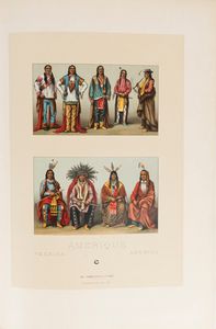 Auguste Racinet : Le Costume Historique. Cinq cents planches, trois cents en couleurs, or et argent, deux cents en camaieu  - Asta Libri, Autografi e Stampe - Associazione Nazionale - Case d'Asta italiane