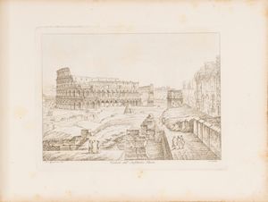 Antonio Acquaroni : Album. The immense number of engraved views existing of Rome are most of them copied from each other [...]  - Asta Libri, Autografi e Stampe - Associazione Nazionale - Case d'Asta italiane