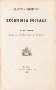 Antonio Scialoja - Trattato elementare di economia sociale