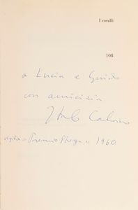 Calvino, Italo : Il Cavaliere inesistente  - Asta Libri, Autografi e Stampe - Associazione Nazionale - Case d'Asta italiane