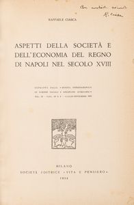 Raffaele Ciasca - Aspetti della società e dell'economia del Regno di Napoli nel secolo XVIII.