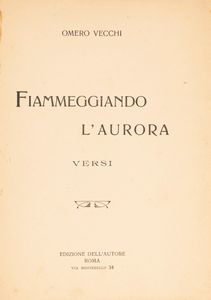 Omero Vecchi Luciano Folgore - Fiammeggiando l'Aurora