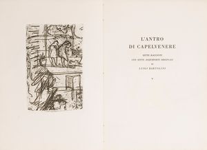 Luigi Bartolini - L'antro di Capelvenere. Sette racconti con sette acqueforti di Luigi Bartolini.