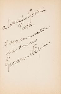 Papini, Giovanni : Mostra Personale.  - Asta Libri, Autografi e Stampe - Associazione Nazionale - Case d'Asta italiane