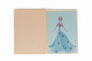 Album con figurini e modelli di Moda  - Asta Libri, Autografi e Stampe - Associazione Nazionale - Case d'Asta italiane