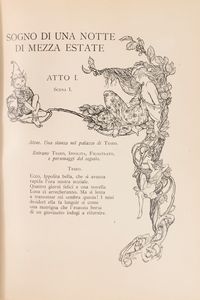 Arthur  Rackham : Sogno di una notte di mezza estate  - Asta Libri, Autografi e Stampe - Associazione Nazionale - Case d'Asta italiane