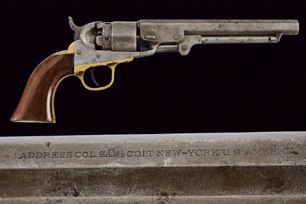 Raro Colt Pocket Model of Navy Caliber Revolver 1862 Pocket Navy  - Asta Una Vasta Selezione di Armi da Fuoco Americane - Associazione Nazionale - Case d'Asta italiane