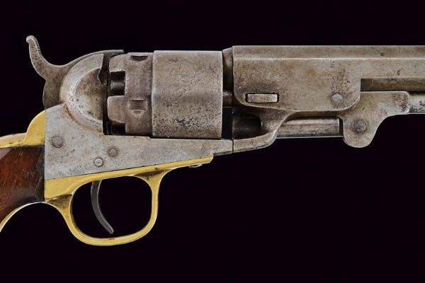 Raro Colt Pocket Model of Navy Caliber Revolver 1862 Pocket Navy  - Asta Una Vasta Selezione di Armi da Fuoco Americane - Associazione Nazionale - Case d'Asta italiane