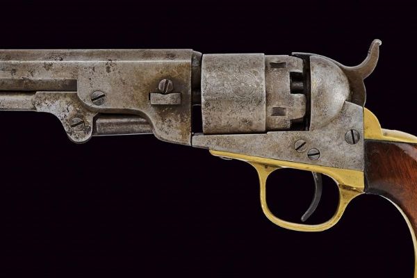 Raro Colt Pocket Model of Navy Caliber Revolver 1862 Pocket Navy  - Asta Una Vasta Selezione di Armi da Fuoco Americane - Associazione Nazionale - Case d'Asta italiane