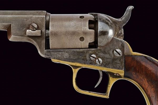 Raro Colt Model 1848 Baby Dragoon Revolver  - Asta Una Vasta Selezione di Armi da Fuoco Americane - Associazione Nazionale - Case d'Asta italiane