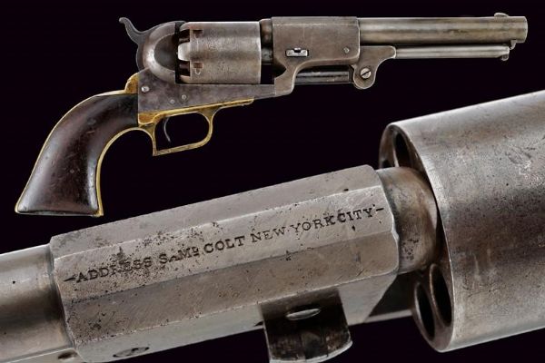 Rarissimo Colt Second Model Dragoon Revolver  - Asta Una Vasta Selezione di Armi da Fuoco Americane - Associazione Nazionale - Case d'Asta italiane