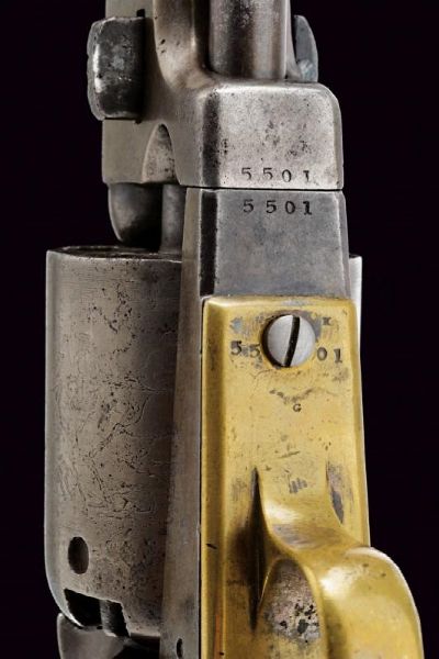 Raro e interessante Colt First Model Dragoon Revolver  - Asta Una Vasta Selezione di Armi da Fuoco Americane - Associazione Nazionale - Case d'Asta italiane