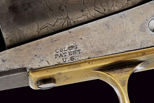 Raro e interessante Colt First Model Dragoon Revolver  - Asta Una Vasta Selezione di Armi da Fuoco Americane - Associazione Nazionale - Case d'Asta italiane