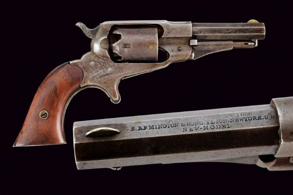 Remington New Model Pocket Revolver  - Asta Una Vasta Selezione di Armi da Fuoco Americane - Associazione Nazionale - Case d'Asta italiane