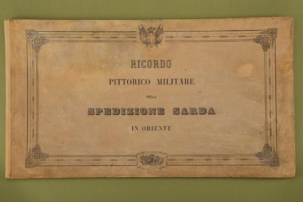 Ricordo Pittorico Militare della Spedizione Sarda in Oriente  - Asta Una Vasta Selezione di Armi da Fuoco Americane - Associazione Nazionale - Case d'Asta italiane