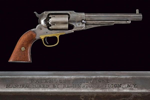 Remington New Model Army Revolver  - Asta Una Vasta Selezione di Armi da Fuoco Americane - Associazione Nazionale - Case d'Asta italiane