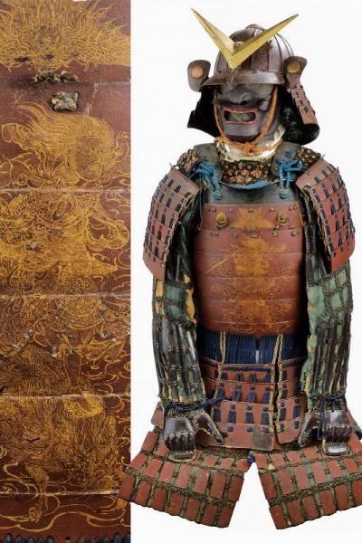 Armatura da samurai di tipo Okegawa Do  - Asta Una Vasta Selezione di Armi da Fuoco Americane - Associazione Nazionale - Case d'Asta italiane